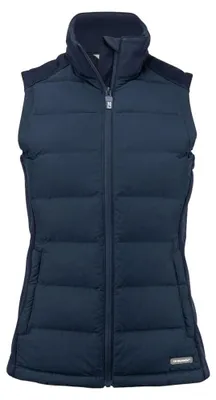 Productafbeelding van Cutter & Buck - "Oak Harbor" damesvest, model Hybrid ET264 (maat S) (donker marineblauw)