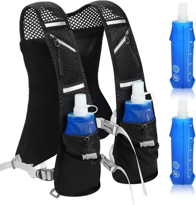 Productafbeelding van Hardloopvest met 2 flessen 500 ml