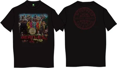 Produktbild von The Beatles Vintage Sgt Pepper Black S T-Shirt