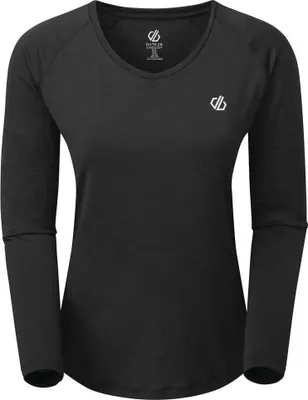Image de Dare2b Discern T-shirt manches longues Noir 16 Femme Noir 16