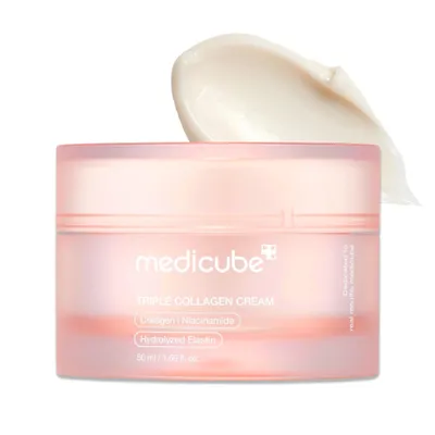 Zdjęcie produktu dla Medicube Triple Collagen Cream Przeciwzmarszczkowy krem nawilżający do twarzy 50ml