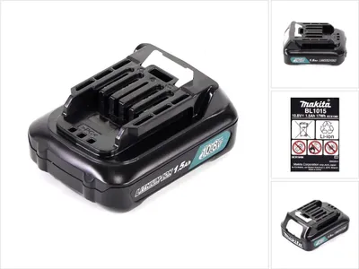 Produktbild von Makita BL 1015 - 10,8 V - 1,5 Ah / 1500 mAh Li-Ion Akku ( 197390-1 )