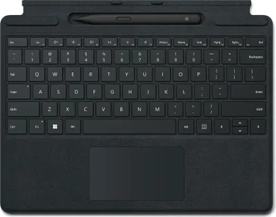 Image de Microsoft Surface Pro 8/9 Type Cover + Pen CH/Lux Black