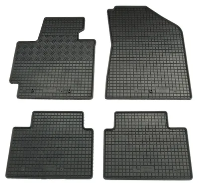 Gummifußmatten Set 4-teilig für Kia Soul 2 (2014-), schwarz