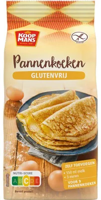 Obrázok produktu pre Koopmans Pannenkoeken bez lepku 300 g – zmes na bezlepkové palacinky