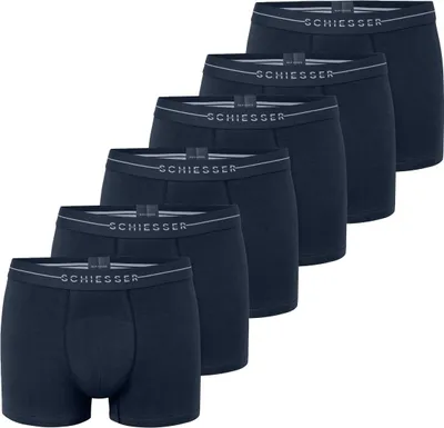 Produktbild von Schiesser 6er Pack Baumwolle Flex Retro Short / Pant Mit Logo-Webgummibund, Perfekter Sitz, hoher Komfort, Elastisches Material
