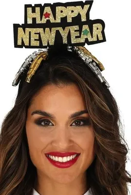 Immagine prodotto di Cerchietto d'oro "Buon anno"