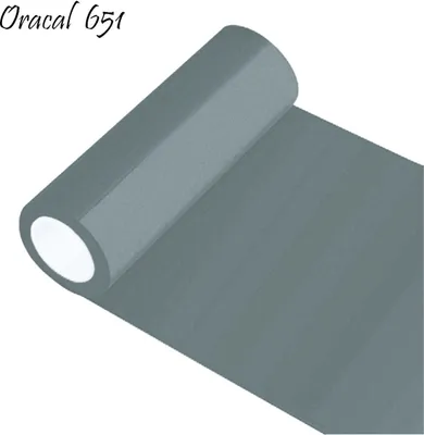 Produktbild von Oracal 651 - Orafol glänzend - glanz - für Küchenschränke und Dekoration Folie 5m (Laufmeter) - 100 cm Folienhöhe - 76-telegrau + GRATIS ein Schmetterlingsset W400 von Indigos UG
