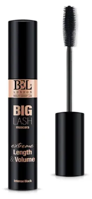 Imagen del producto de Bel London Máscara de pestañas Big Lash, para volumen y alargamiento, color intenso, 13.5 ml