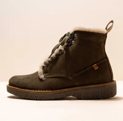Image de El Naturalista Bottines pour Femme N5579 LUX SUEDE FOREST/VOLCANO Couleur Vert