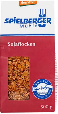 Produktbild von Spielberger Sojaflocken, demeter 500g