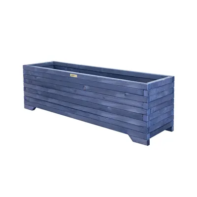 Obrázok produktu pre Greenspot Drevený Kvetináč - 120x35cm Antracit