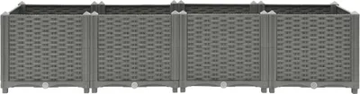 Zdjęcie produktu dla vidaXL Podwyższone łóżko 160x40x38 cm Polipropylen