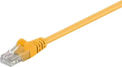 Produktbild von CAT 5e Netzwerkkabel, U/UTP, gelb, 0.25m