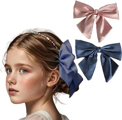 Immagine prodotto di Set di fermagli per capelli per bambine, accessori per capelli neri/blu