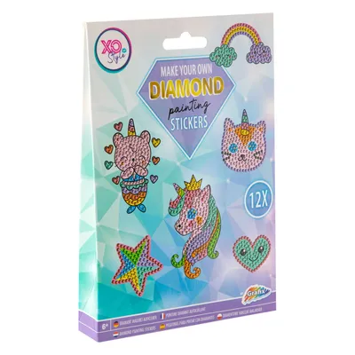 Produktbild von Creative Craft Group Machen Sie Ihre eigenen Diamantmaler -Aufkleber, 12dlg.