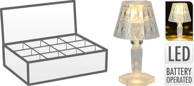 Productafbeelding van Lamp mini 11 cm transparant Nampook