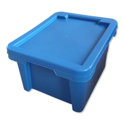 Produktbild von Drehstapelbox Multibox Lagerbox Aufbewahrung Kiste Farbe blau 20 L mit Deckel