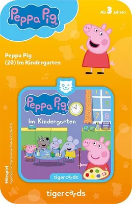 Produktbild von tigercard - Peppa Pig (20) - Im Kindergarten - Tigermedia Karten
