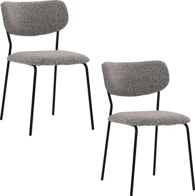 Produktbild von Housecraft Living Leah Esszimmerstuhl Taupe - 2 er Set
