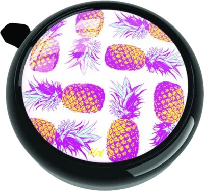 Produktbild von Liix Fahrradklingel Big Colour Bell , Pineapples - Schwarz