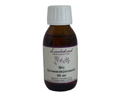 Produktbild von Lunderland Bio Schwarzkümmelöl 90ml ohne weitere Zusätze