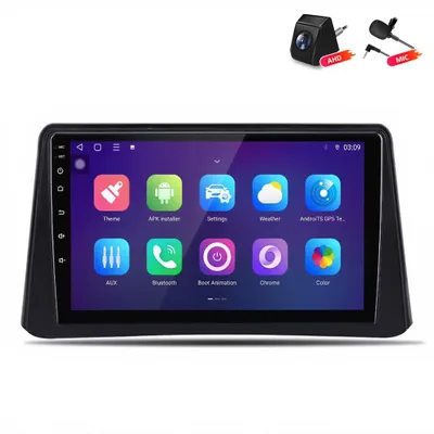 Imagen del producto de Radio para coche Android con cámara de visión trasera, compatible con Opel Mokka (2012-2016). Incluye CarPlay inalámbrico, Android Auto, procesador de 8 núcleos, 6 GB de RAM y 128 GB de almacenamiento, conectividad 4G LTE y sistema de navegación GPS. Pantalla de 9 pulgadas