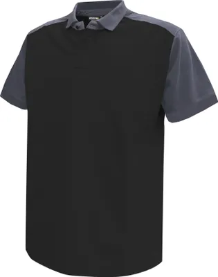 Produktbild von DASSY® Cesar Zweifarbiges Poloshirt SCHWARZ/ZEMENTGRAU Gr.L Länge: STANDARD