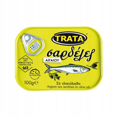 Produktbild von Trata Sardinen im Olivenöl, Premium-Fischkonserven, Dose, 100 g
