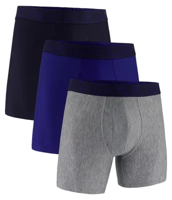 Produktbild von Under Armour Herren Tech 6-inch Boxerjock 2-Pack Retroshorts, Royal Solid-Core 3