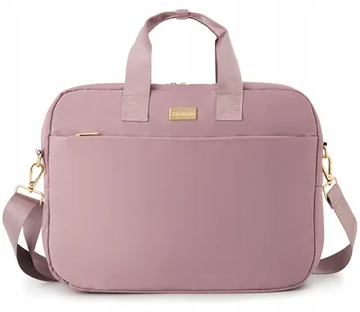 Zdjęcie produktu dla Damska torba na laptopa 15,6" lekka różowa pokrowiec na laptopa ZAGATTO