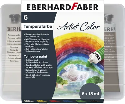Produktbild von EBERHARD FABER Temperafarbe Artist Color 10er Etui