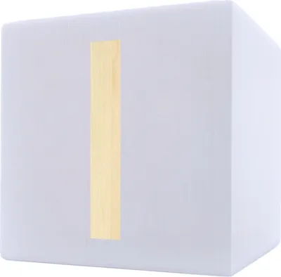 Produktbild von Holzbuchstabe Würfel, 5 x 5 cm, weiß, Buchstabe I
