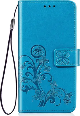 Produktbild von König Design Hülle kompatibel mit Nokia 44959 Kunstleder Handyhülle - Handy Case Blau