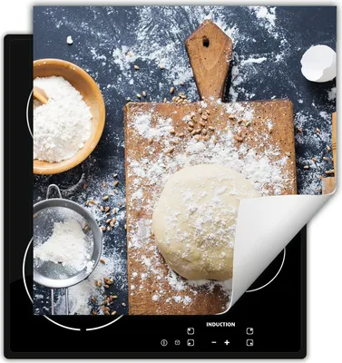 Zdjęcie produktu dla DarHaus Nakładka na kuchenkę 50x52 cm Mata antypoślizgowa zwijana, chleb - Kuchnia
