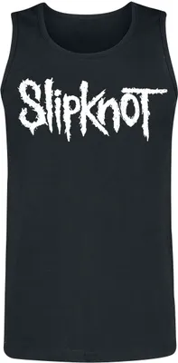 Produktbild von Slipknot Tank-Top Herren White Logo schwarz S