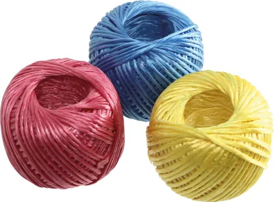 Produktbild von KINZO Bindfaden, 3x50 m, rot, blau, gelb
