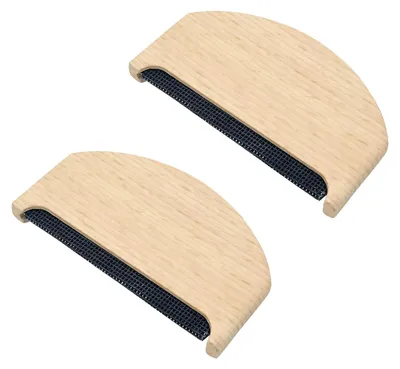 2er-Set Wolkämme für Pullover, Kaschmir, Entfussler, Holzbürste