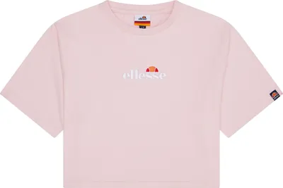 Produktbild von ellesse Damen T-Shirt FIREBALL - Crop-Top, Kurzarm, Rundhals, Logo Rosa S