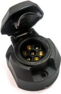 Produktbild von AMiO Anhängersteckdose 7-polig Kunststoff 12V