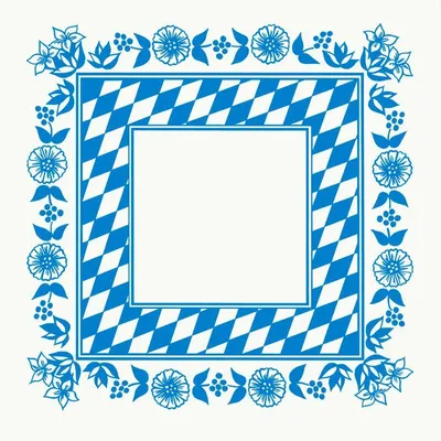 Produktbild von 100  Dunicel®-Mitteldecken 84 x 84 cm Bayernraute