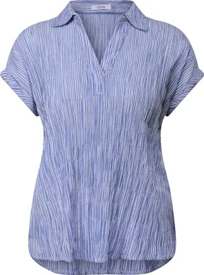 Produktbild von TOS Stripe Shirt Collar Blouse 26980 deep pastel blue Größe XXL