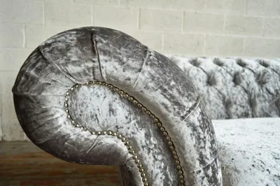 Obrázok produktu pre Textilná pohovka Chesterfield, čalúnená, XXL, veľká, 4-miestna, dizajnová,