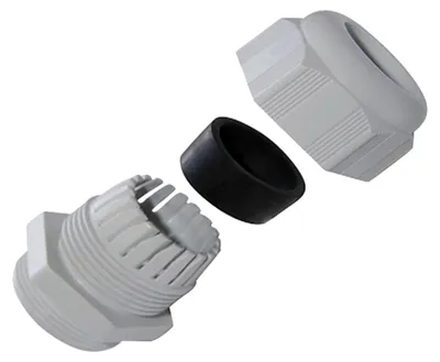 Produktbild von Plica Kabelverschraubung KV PG11 PA 6 PG11 (3,5-10) PA6 lichtgrau 935343011