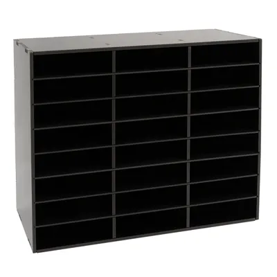 Produktbild von Dokumentenablage 24 Fächer   Briefablage   Schreibtisch Organizer  Schwarz max 60kg