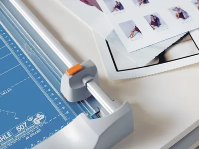 Produktbild von Messerkopfset für Dahle Rollenschneider 507 Packung mit 5 Stück