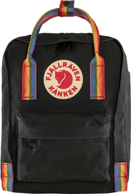 Produktbild von Fjäll Räven Kånken Rainbow Mini black-rainbow pattern - Daypack, Fjäll_Räven_Farbe:black-rainbow pattern