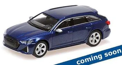Produktbild von Minichamps 1:87 AUDI RS 6 AVANT - 2019 - BLUE METALLIC 870010011