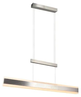 Productafbeelding van Moderne hanglamp Arcola 152cm nikkel