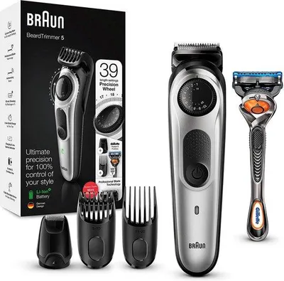 Imagen del producto de Máquina de cortar pelo profesional, inalámbrica, con batería